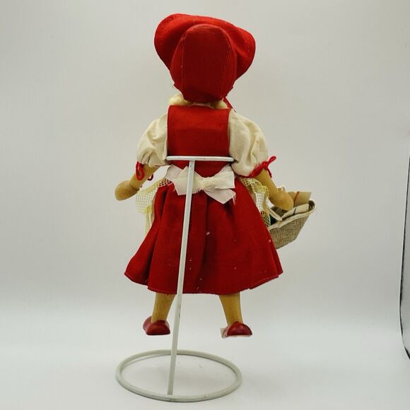 Vintage Made In Poland Wooden Jointed Doll - Long Blonde Pony - Picture 3 of 9